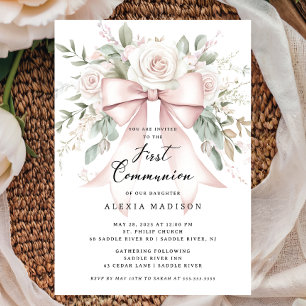 Invitation communion Bow & Blossom