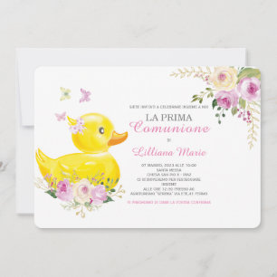 Invitation Communion Fille