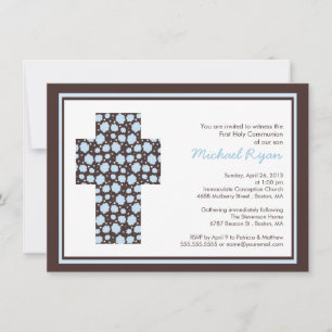 Invitation CommunionInvitation des Garçons de Croix Bleue Bro