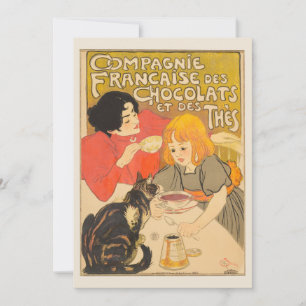 Invitation Compagnie Française des Chocolats et des Thés, Art