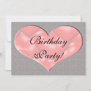 Invitation complète à la fête d'anniversaire du co