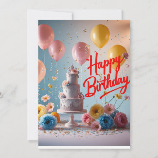 Invitation Conception d'anniversaire