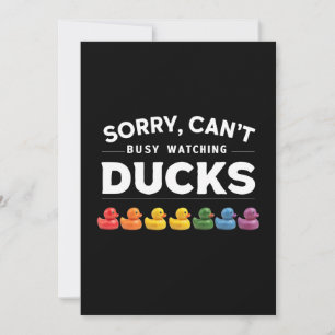 Invitation Conception de canard en caoutchouc pour canard de 