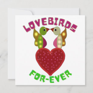 Invitation Conception de cœurs d'amoureux radieux