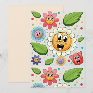 Invitation Conception de fond transparent avec des fleurs col