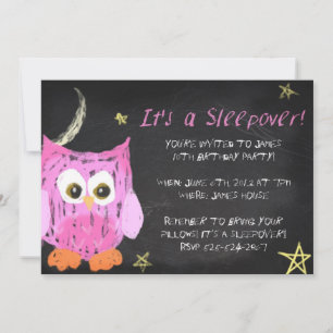 Invitation Conception de l'écluse à chenilles Owl2 Chalk