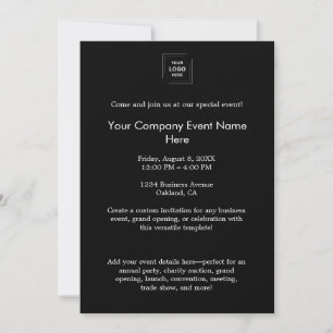 Invitation Conception de l'image de marque d'un événement d'e