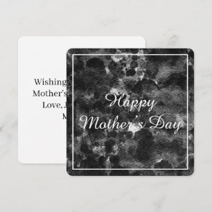Invitation Conception de marbre noir abstrait Dark Grunge