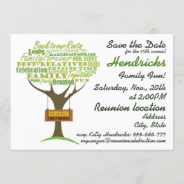 Invitation Conception de réunion familiale.