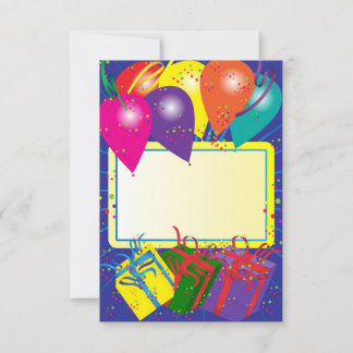 Invitation Conception des fêtes d'anniversaire