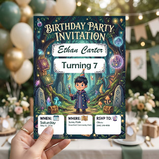 Invitation Conception d'invitation d'anniversaire de Petit Ma