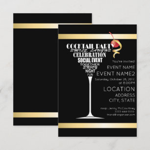 Invitation Conception d'invitation de fête