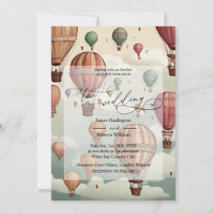 Invitation Conception d'invitation de mariage de Whimsical Ho