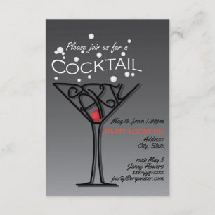Invitation Conception d'invitation pour une soirée cocktail