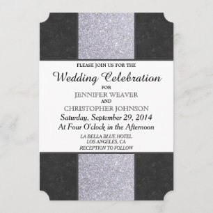 Invitation Conception du panneau de Parties scintillant en ma
