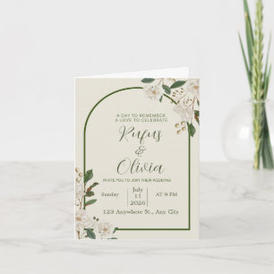 Invitation Conception élégante d'invitation de mariage - Pers