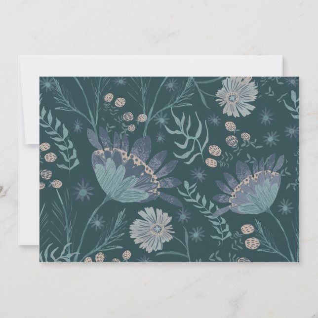 Invitation Conception florale vivace (Devant)