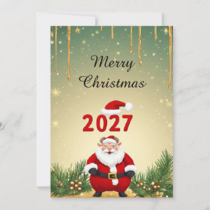 Invitation Conception Noël & Nouvel An 2027