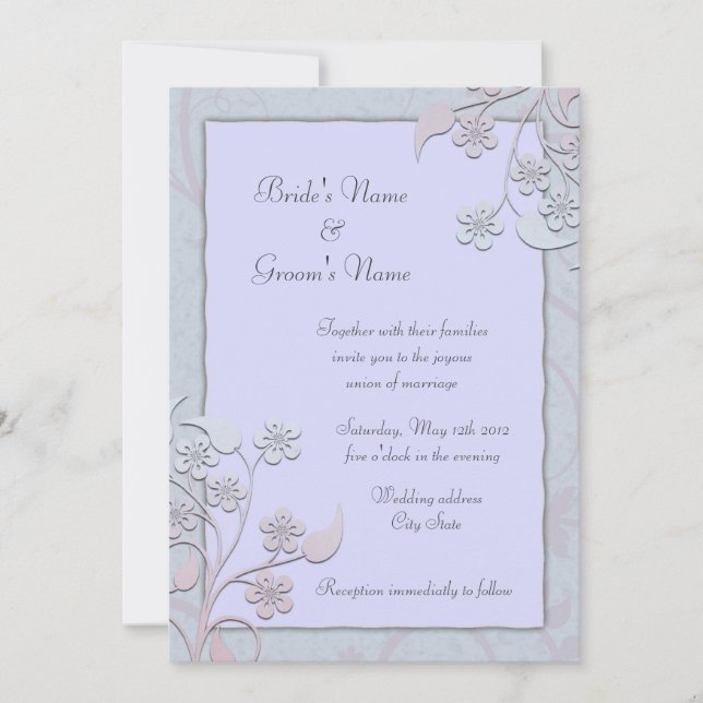 Invitation "conceptions molly harrison" (Devant)