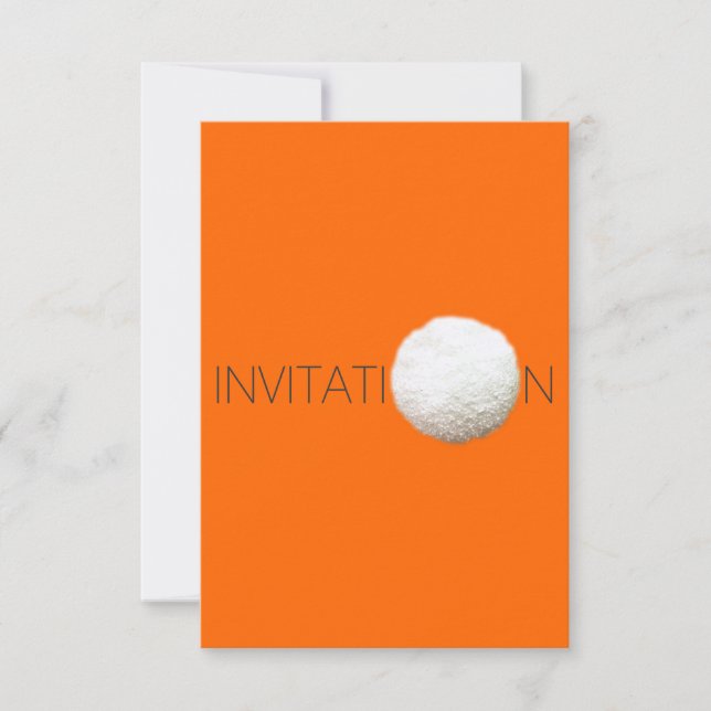 Invitation Conceptuel de l'invitation (Devant)