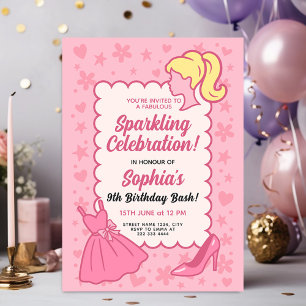 Invitation Concevez un Anniversaire flamboyant