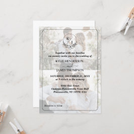 Invitation Concevez votre propre 2 Mariage photo Collage