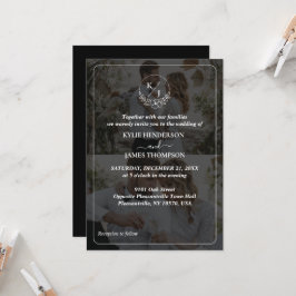 Invitation Concevez votre propre 2 Mariage photo Collage
