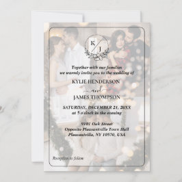 Invitation Concevez votre propre Mariage photo Collage 3