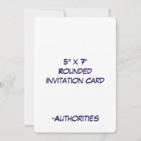 Concevez votre propre modèle arrondi 5" x 7"