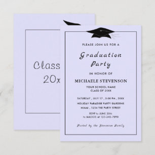 Invitation Concevez votre propre Modèle d'invitation de diplô