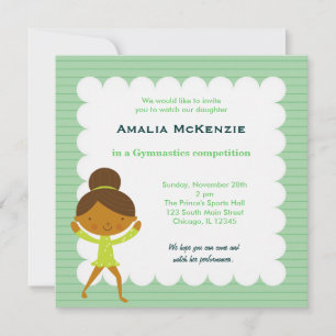 Invitation Concours de gymnastique