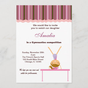 Invitation Concours de gymnastique