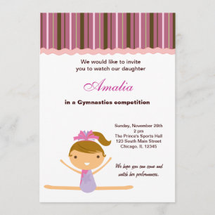 Invitation Concours de gymnastique