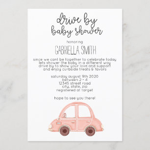 Invitation Conduite par Baby shower