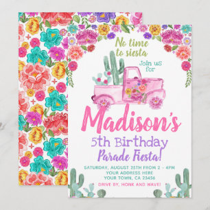Invitation Conduite Par La Fiesta Mexicaine