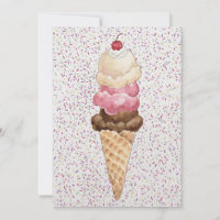 Cône de crème glacée