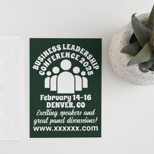 Invitation Conférence sur le leadership commercial de style r