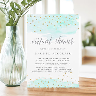 Invitation Confetti Pop   Bridal ou Baby shower virtuel