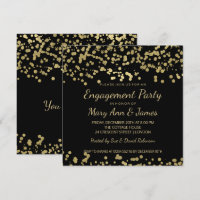 Confettis de regard de feuille d'or de partie de
