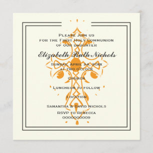 Invitation Confirmation du baptême de la première communion d