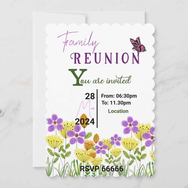 Invitation Connexions florissantes (Devant)