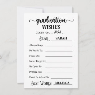 Invitation Conseils aux diplômés Cartes-Conseils pour les dip