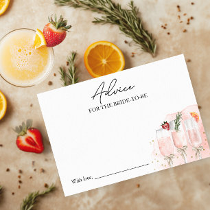 Invitation Conseils de fête prénuptiale sur le thème Mimosa p