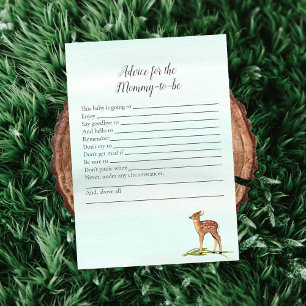 Invitation Conseils Forêt Aventure Pour Mommy Deers Baby Game