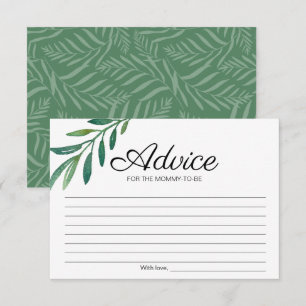 Invitation Conseils pour la future maman Baby Shower de verdu