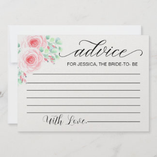 Invitation Conseils pour la mariée à être Fête des mariées - 