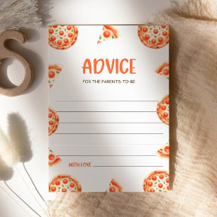 Invitation Conseils Pour Les Parents, Baby shower De Pizza Co
