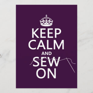 Invitation Conserver le calme et le repos (en toutes couleurs