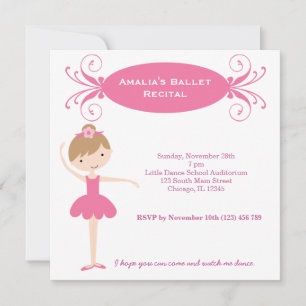 Invitation Considérant Ballet