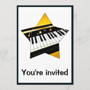 Invitation : Considérant de piano avec l'étoile